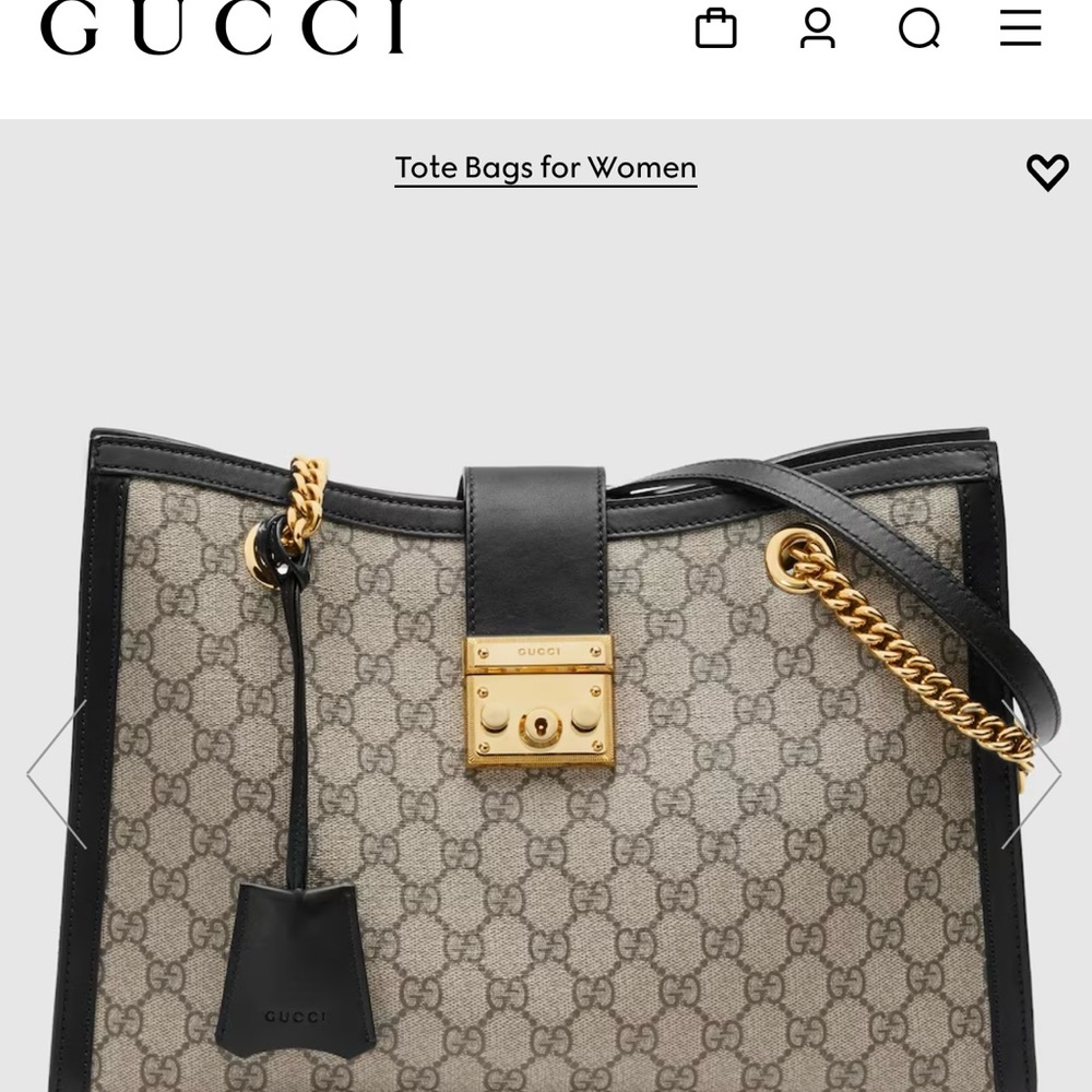 COPY - Gucci- PADLOCK MEDIUM GG SHOULDER BAG!